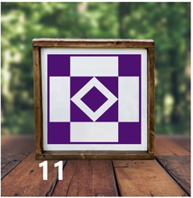 Framed Barn Quilt