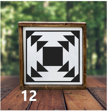 Framed Barn Quilt