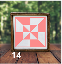 Framed Barn Quilt