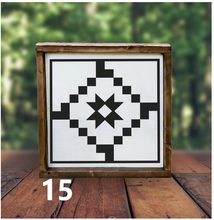 Framed Barn Quilt