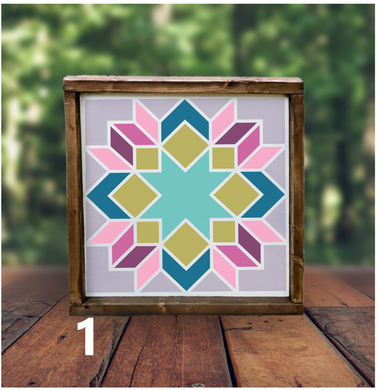Framed Barn Quilt