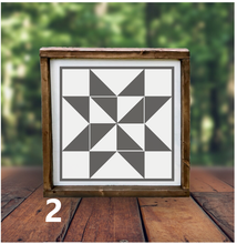 Framed Barn Quilt