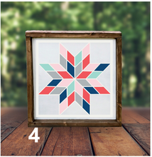 Framed Barn Quilt