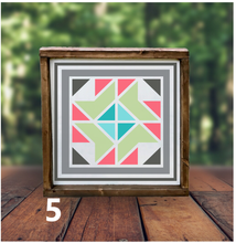 Framed Barn Quilt