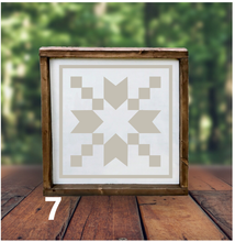 Framed Barn Quilt