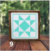 Framed Barn Quilt