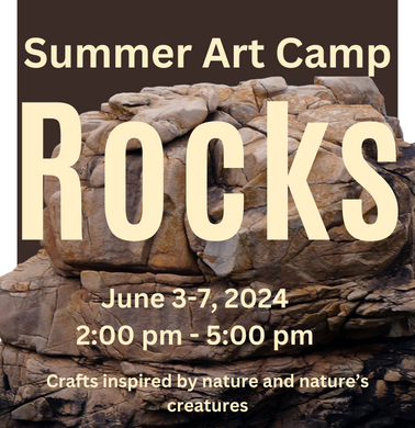June 3-7, 2024 2:00 pm - 5:00 pm, Nature Summer Art Camp